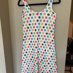 Tango Mango White Polka Dot Tank Short Dress– Size X-Small